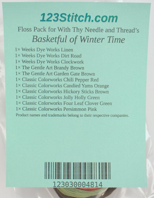 Floss Pack for "Basketful of Winter Time"
