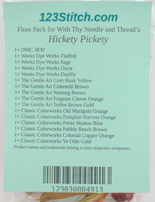 Floss Pack for "Hickety Pickety"