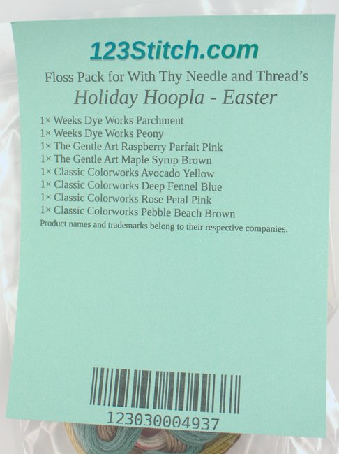 Floss Pack for "Holiday Hoopla - Easter"
