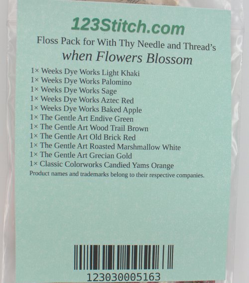 Floss Pack for "when Flowers Blossom"