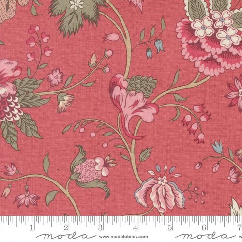 Antoinette Faded Red - Quilt Fabric