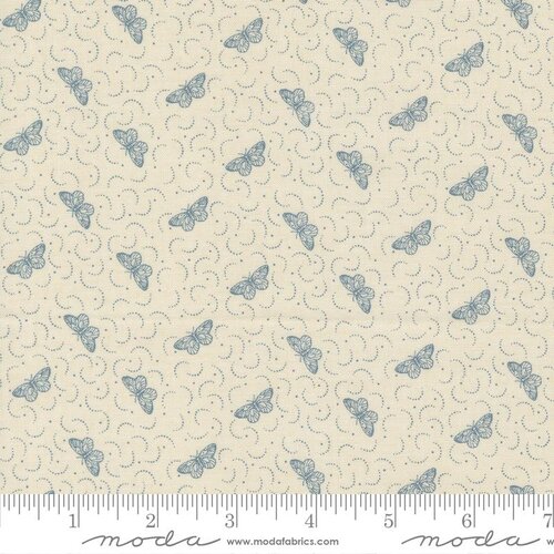 Antoinette Pearl French Blue - Quilt Fabric