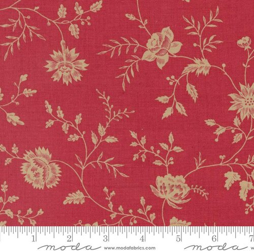 Rouenneries Trois Rouge - Quilt Fabric