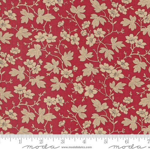 Rouenneries Trois Rouge - Quilt Fabric