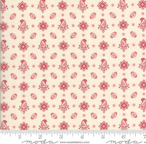 Rouenneries Trois Pearl Faded - Quilt Fabric