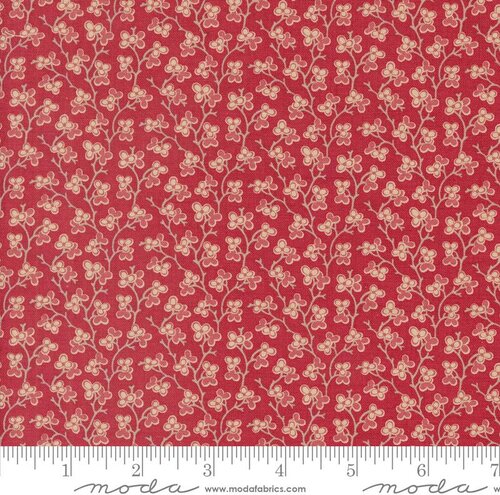 Rouenneries Trois Rouge - Quilt Fabric