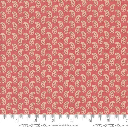 Rouenneries Trois Faded Red - Quilt Fabric