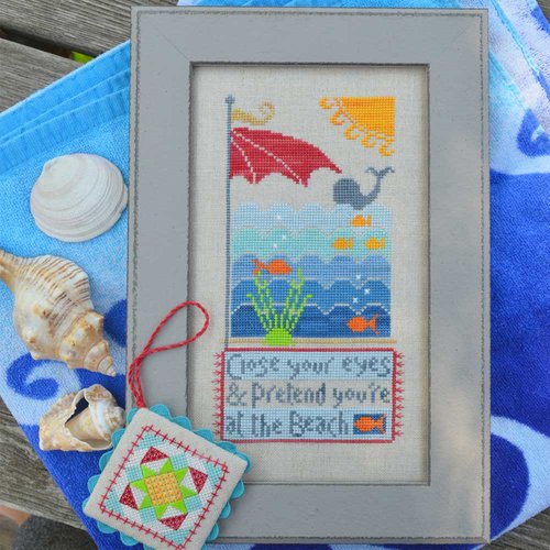 At the Beach - Cross Stitch Pattern