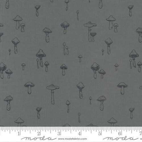 Autumn Forest Mushroom Dusk - Quilt Fabric