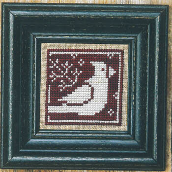 Winter Redbird & White - Cross Stitch Pattern