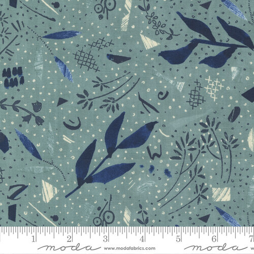 Collage Sky - Snippets Geometrics - Quilt Fabric