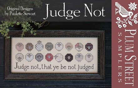 Judge Not - Cross Stitch Pattern