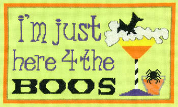 Here for the Boos - Cross Stitch Pattern