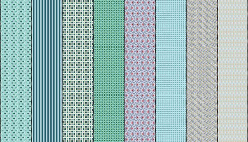 Lollie Jar Blue - Quilt Fabric