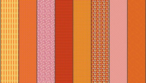 Lollie Jar Orange - Quilt Fabric