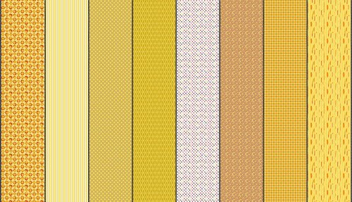 Lollie Jar Yellow - Quilt Fabric
