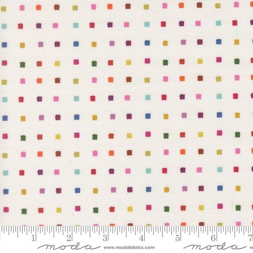 Bonbon Jar Multi-Color Squares - Quilt Fabric