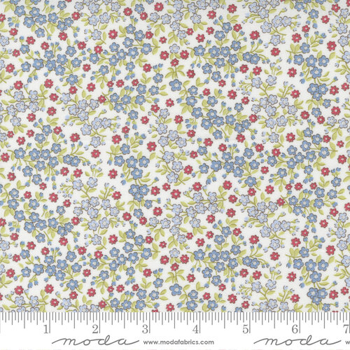 Sweet Liberty Linen White - Ditsy - Quilt Fabric