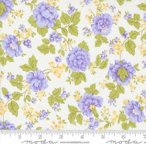 Georgia Flowers - Off White - Quilt Fabric