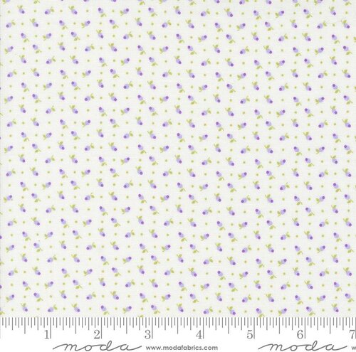 Georgia Tiny Floral - Off White - Quilt Fabric