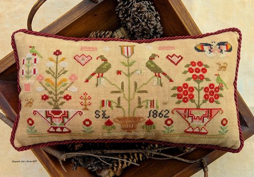 S L 1862 Small Sampler - Cross Stitch Pattern