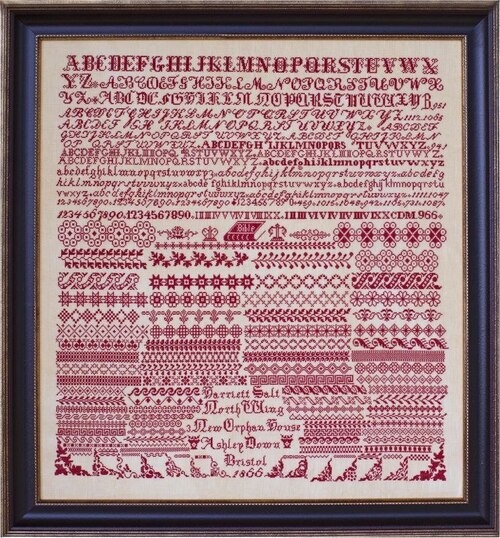 Harriett Salt 1866 - Cross Stitch Pattern