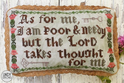 Poor & Needy - Cross Stitch Pattern