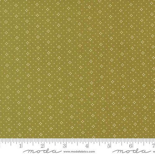 Larkspur & Linen Eyelet Moss - Quilt Fabric
