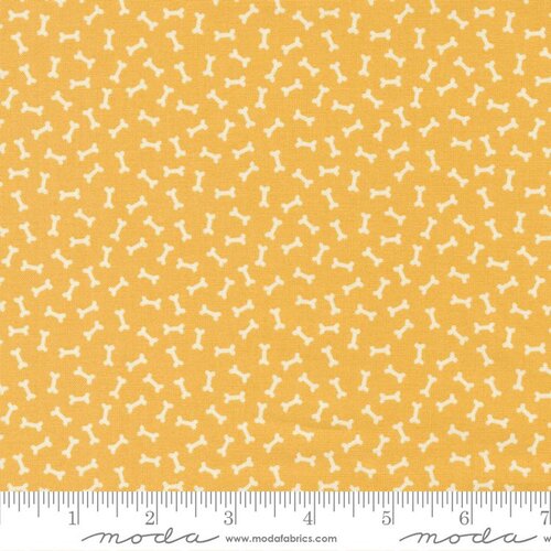 Dog Daze Buttercup - Fetch Blenders Bones - Quilt Fabric