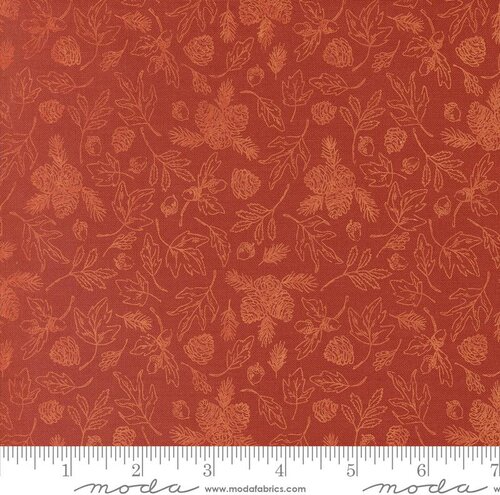 The Great Outdoors Leaves - Fire - Quilt Fabric