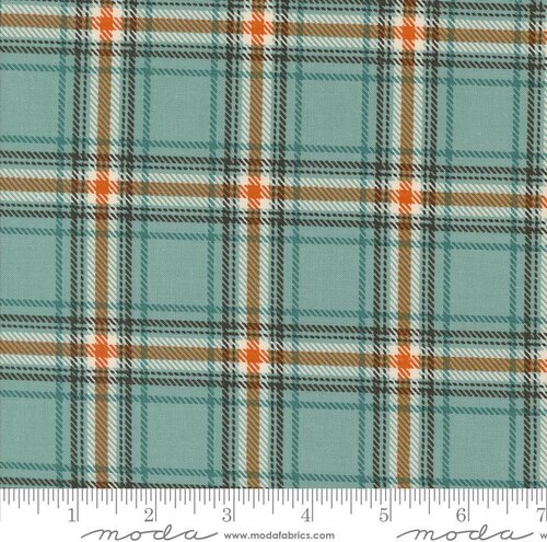 The Great Outdoors Plaid - Sky - Quilt Fabric