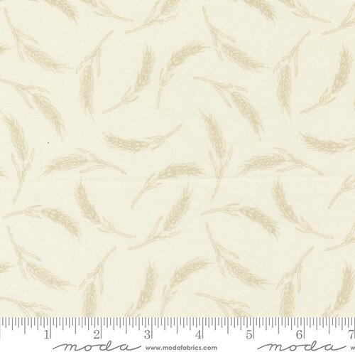 Farmstead Feather - Porcelain - Quilt Fabric