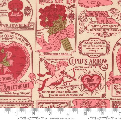 Je Taime Vintage Lace - Quilt Fabric