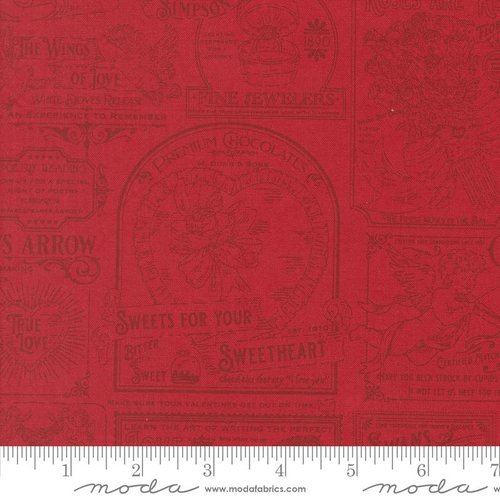 Je Taime Vintage Rose - Quilt Fabric