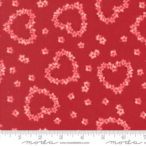Je Taime Wreath Rose - Quilt Fabric