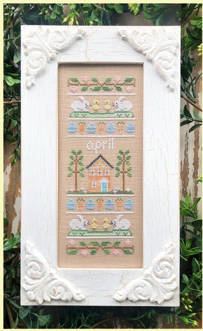 Sampler of the Month - April - Cross Stitch Pattern