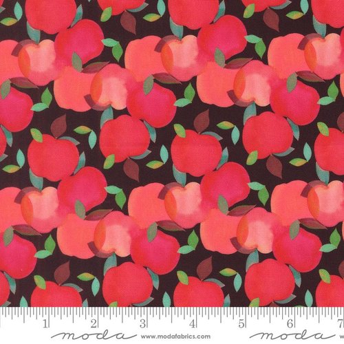 Copa Flora Apples Midnight - Quilt Fabric
