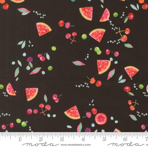 Copa Flora Cherry Midnight - Quilt Fabric