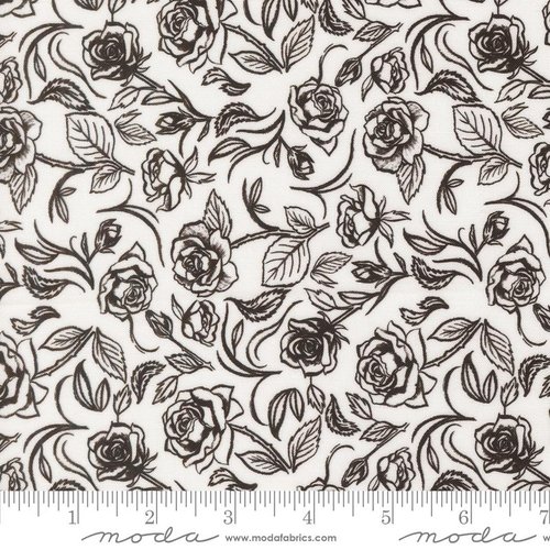 Copa Flora Rose Midnight - Quilt Fabric