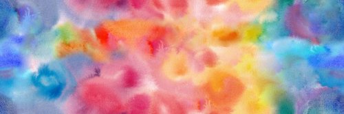 Copa Flora Watercolor Rainbow - Quilt Fabric