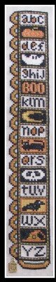 Halloween ABC (1 charm) - Cross Stitch Pattern