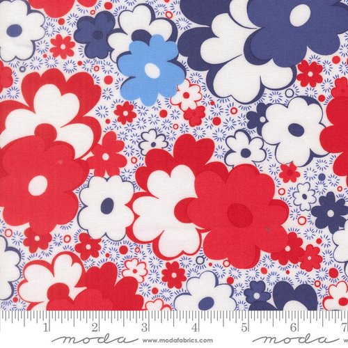 On The Porch Flower Cloud - Quilt Fabric