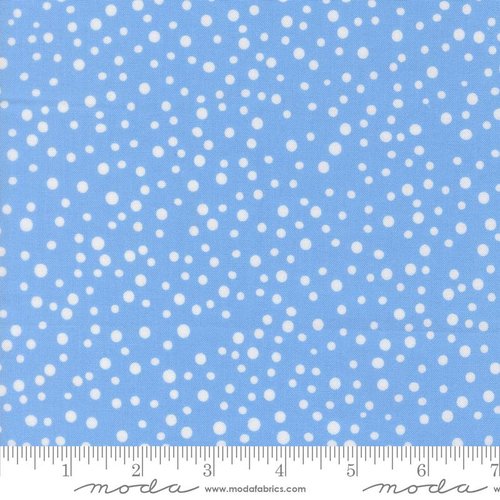 On The Porch Dots Blue Sky - Quilt Fabric
