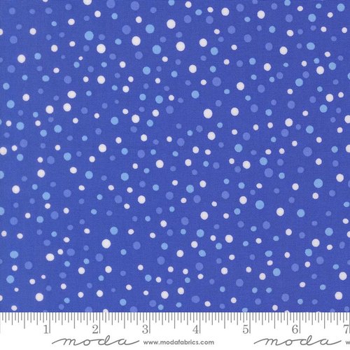 On The Porch Dots Bountiful Blue - Quilt Fabric