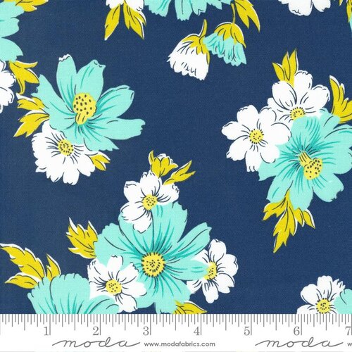 Wildflower Florals - Bluebird - Quilt Fabric