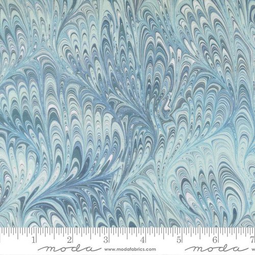 Flutterby Marble Chalk Hill Blue - Quilt Fabric