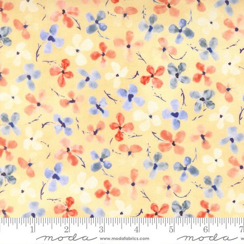 Flutterby Flower Clouded Yellow - Quilt Fabric