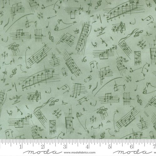 Flutterby Music Green Hairstreak - Quilt Fabric