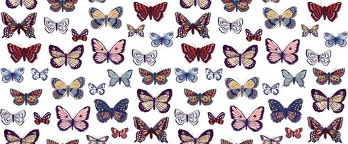 Flutterby Butterfly Cabbage White - Quilt Fabric