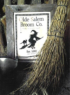 Olde Salem Broom Co - Halloween Cross Stitch Pattern